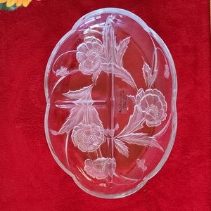 NWT, Home Beautiful Original Design. Platter with Divider. Made in Japan.
